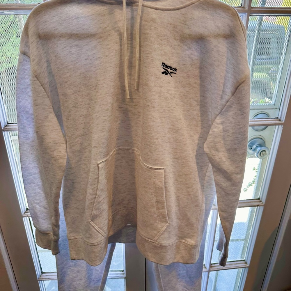 Reebok Men's Light Gray Hoodie
